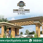 VIP Rolex Salem Phase 2 premium villa plots with 30ft black top roads and street lights near Vinayaka Mission
